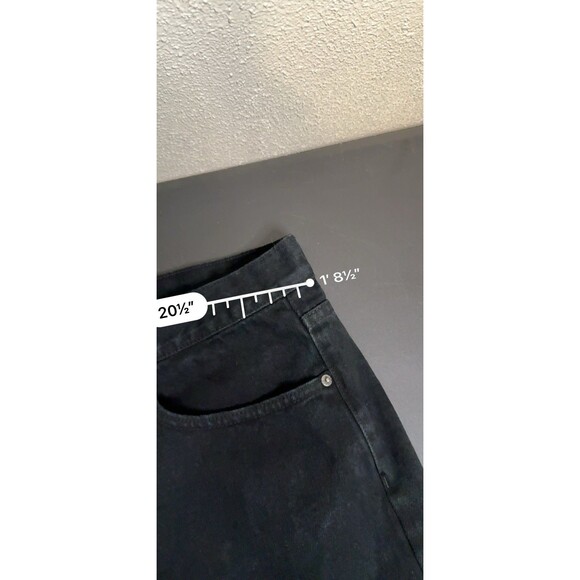 Franco Jeans Men's Black Denim Straight Leg Jeans 41x31 - Picture 8 of 11